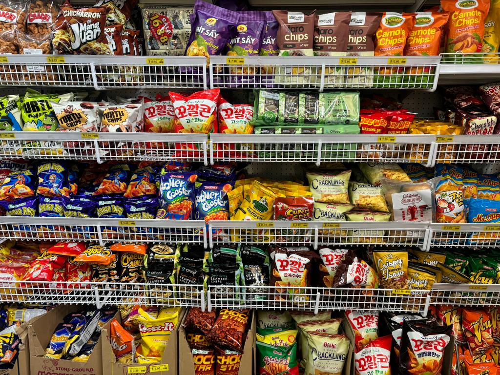 Sauces and seasonings on the shelf